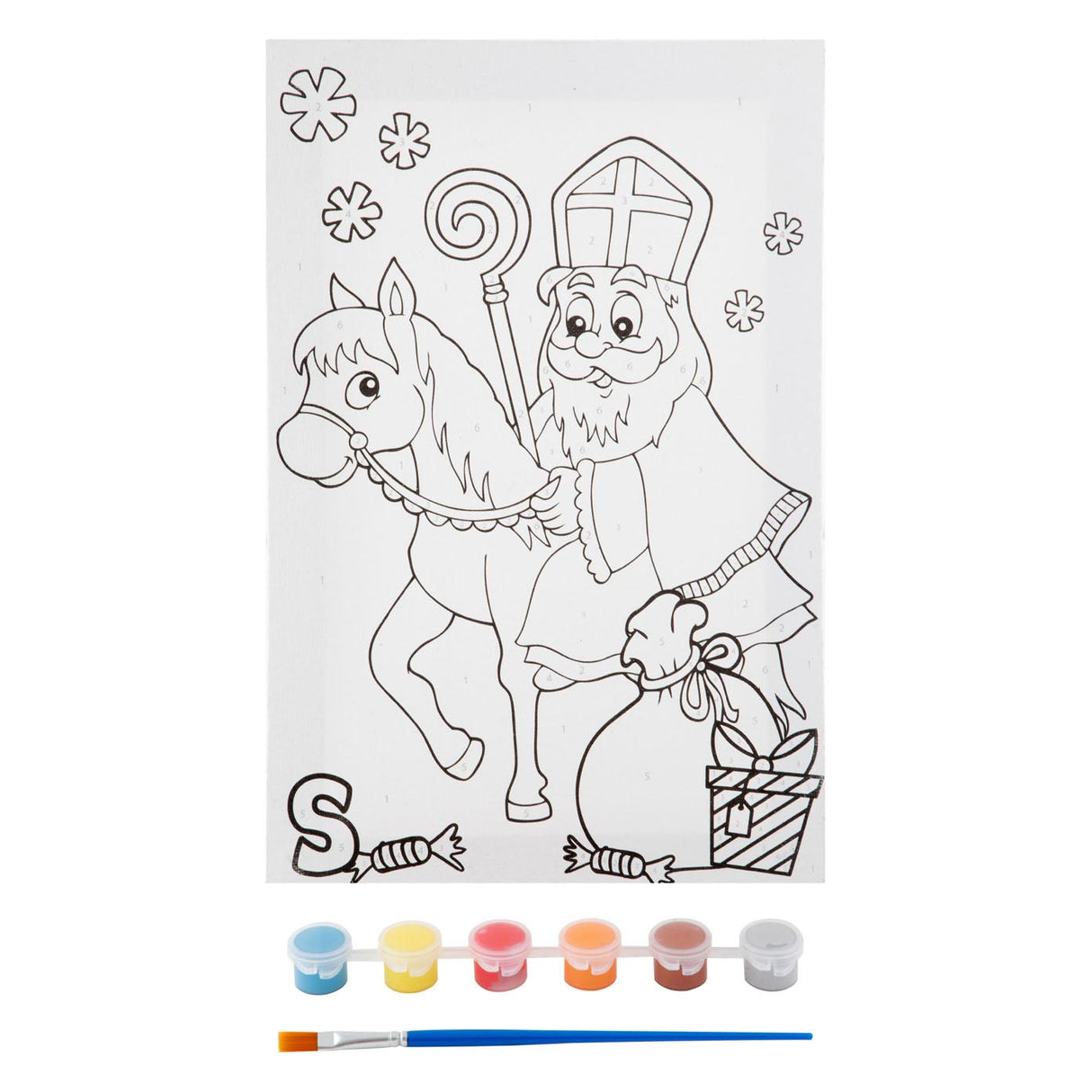 Sinterklaas Canvas Painting by number
