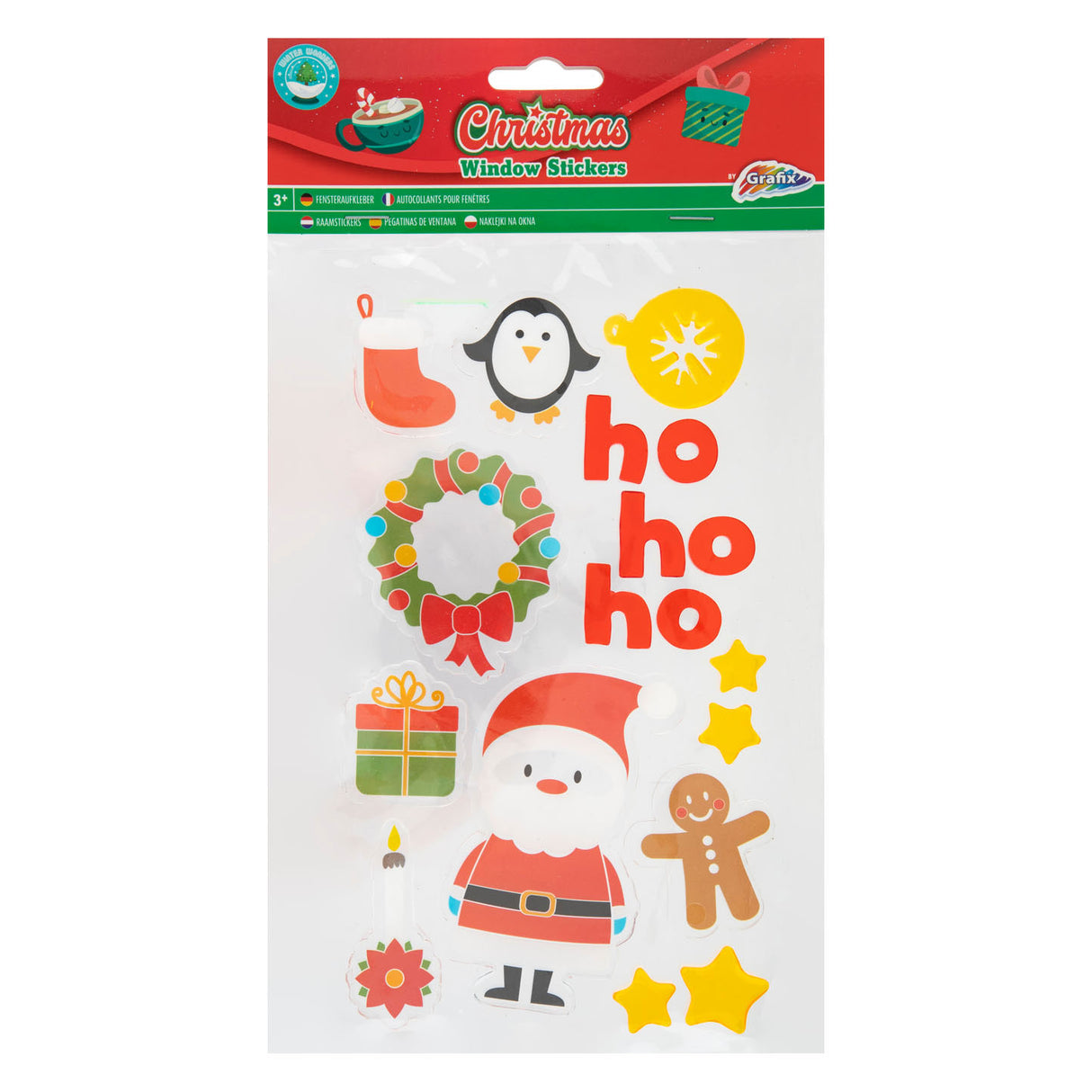 Autocollants de fenêtre de Noël