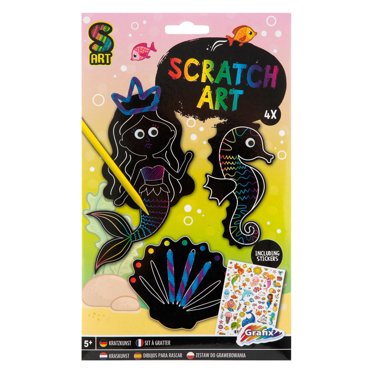 Faites votre propre Scratch Art Girl