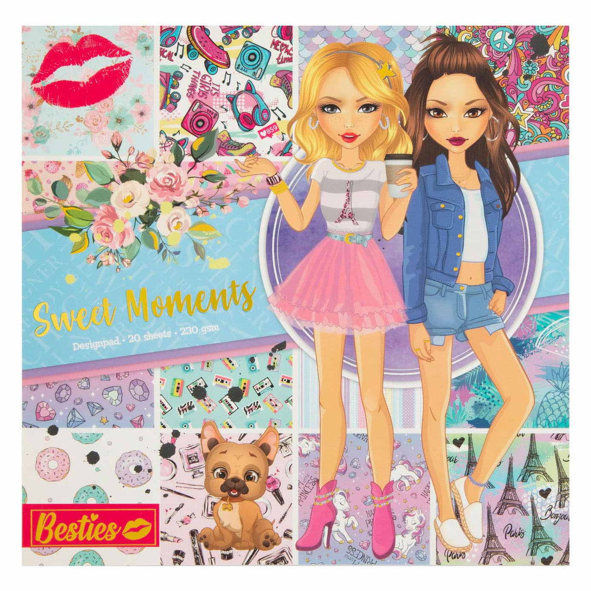 Besties Design Block Sweet Moments, 20 draps