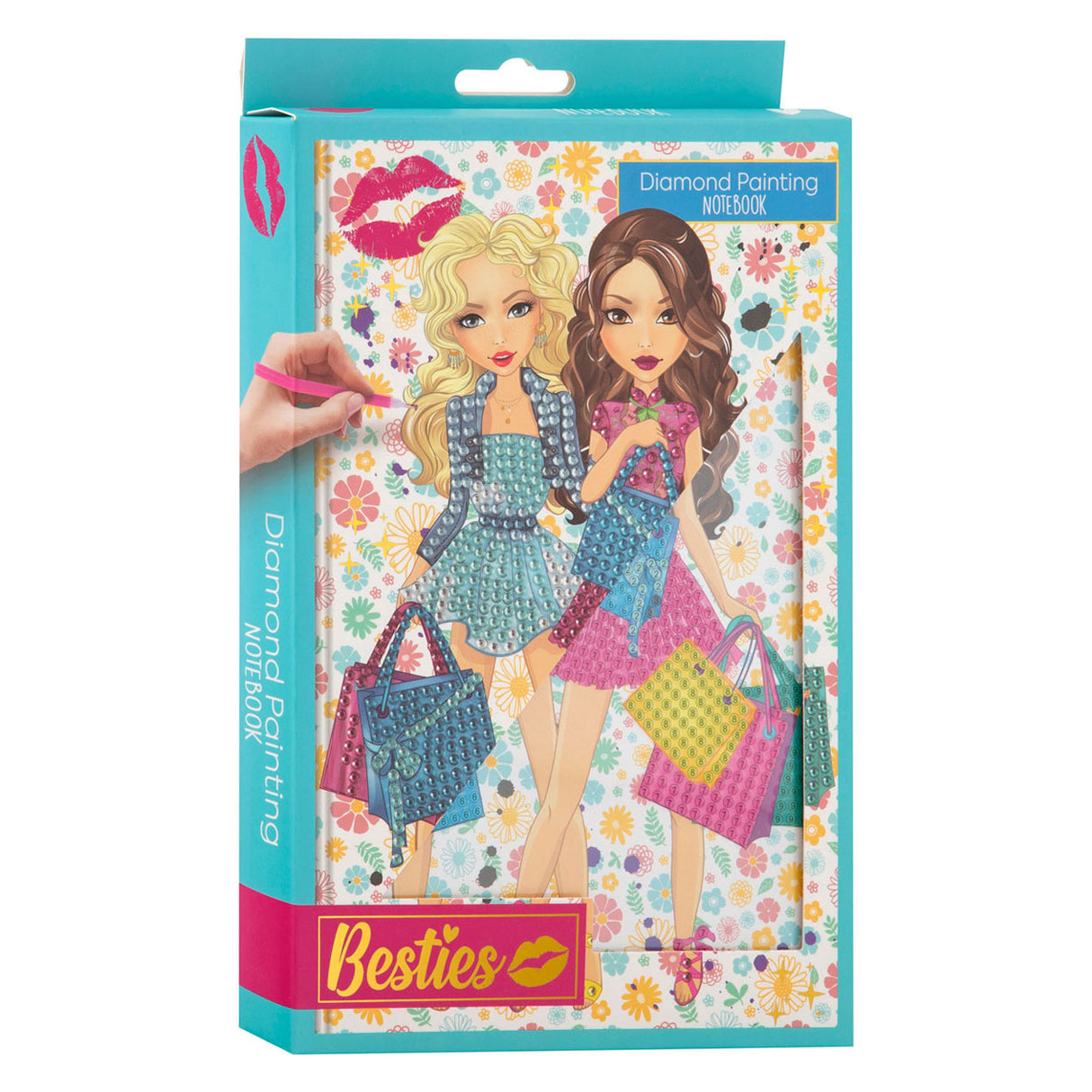 Besties Diamond Painting notebook - Blue