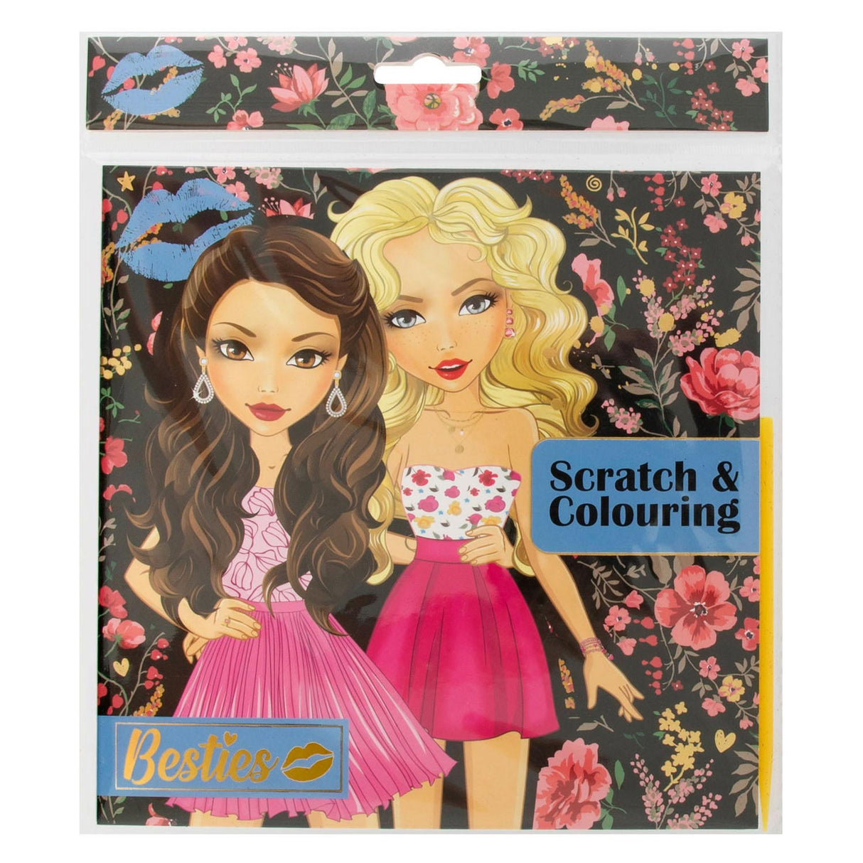 Besties - Libro para colorear de scratch