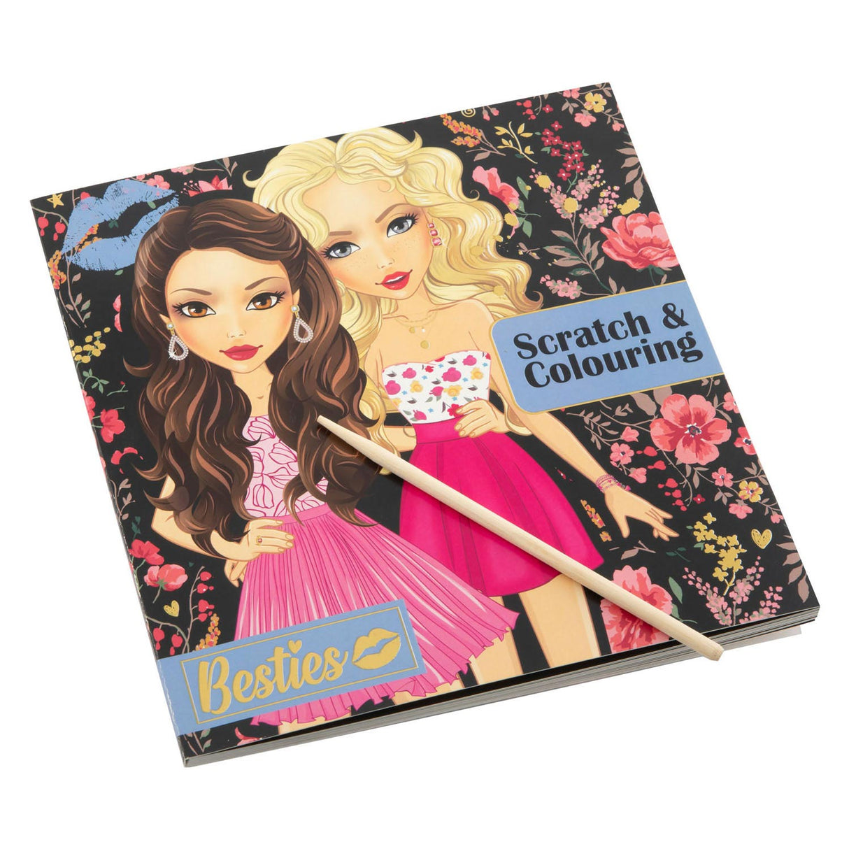 Besties - Libro para colorear de scratch