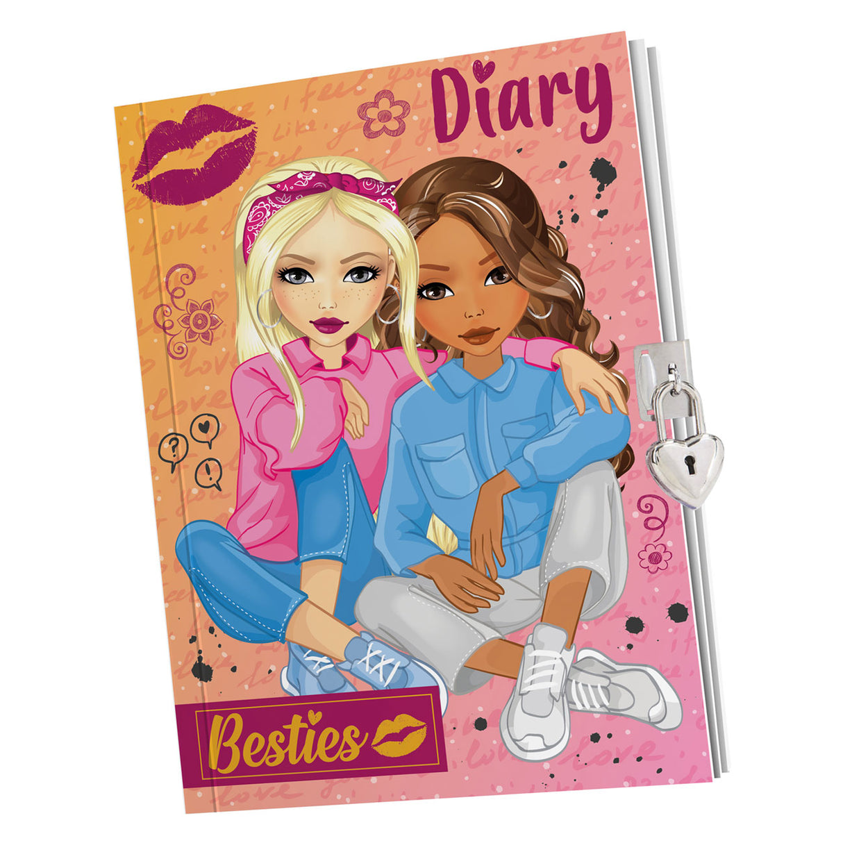 Besties Diary A5 con bloqueo
