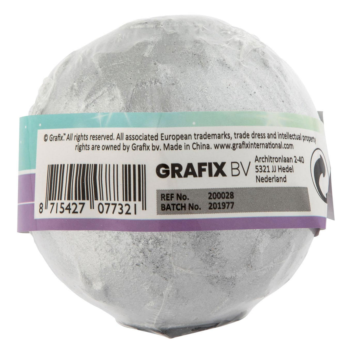 Grafix Bath Brize Ball - Glans måne og stjerner