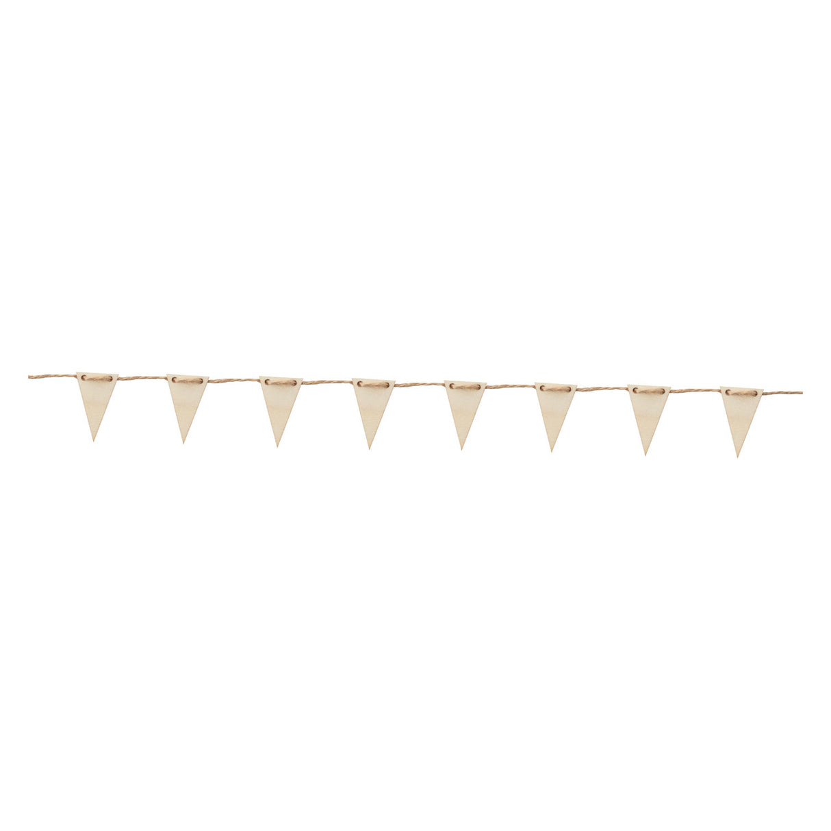 Lobbes dekorieren Sie Ihre hölzerne Mini -Flag -Linie