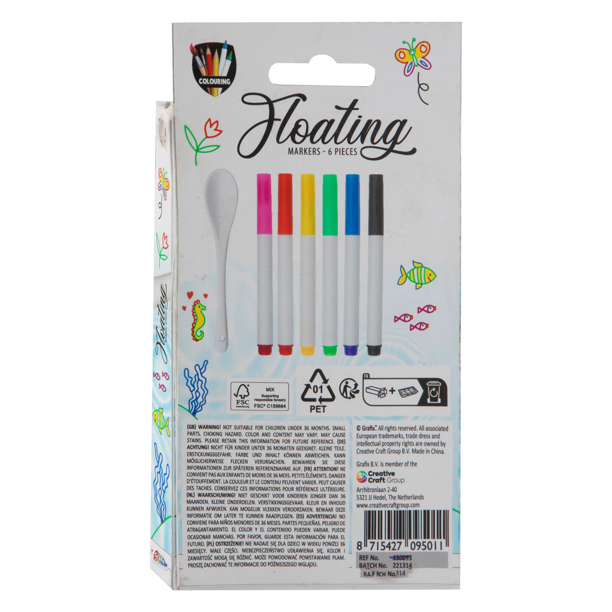 Grafix varázslatos vízjelzők, 6 db.