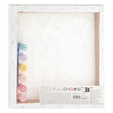 Besties canvas paint by numbers, 30x30cm