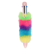 Grafix multi-color pen fluffy rainbow