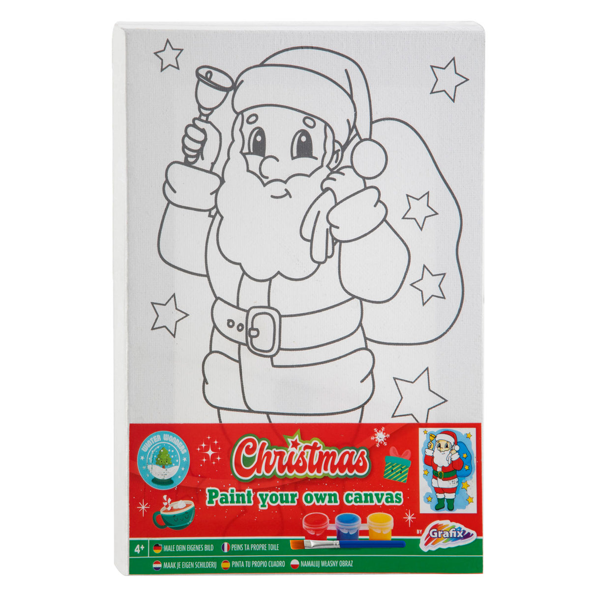 Canvas painting Christmas