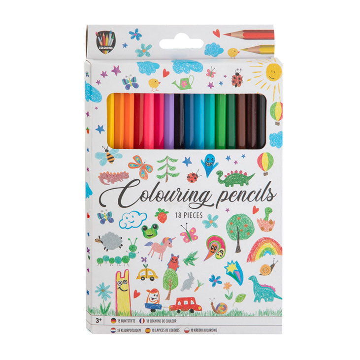 Creative craft group kleurpotloden, 18st.