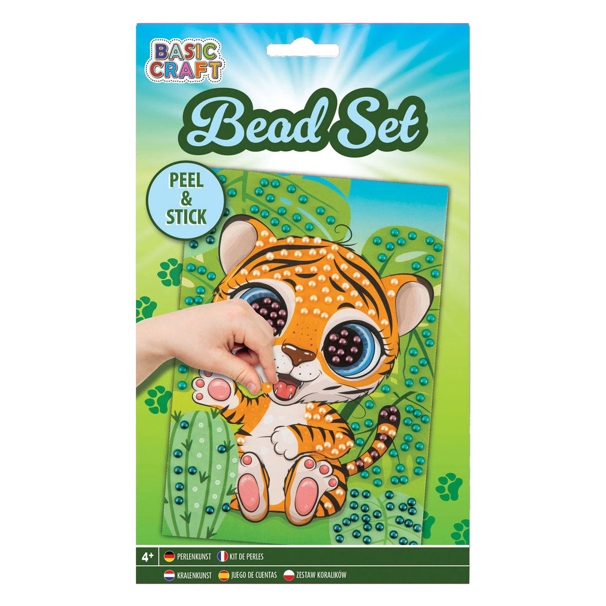 Creative Craft Group Sticker Sticker Bead Art - Tiger