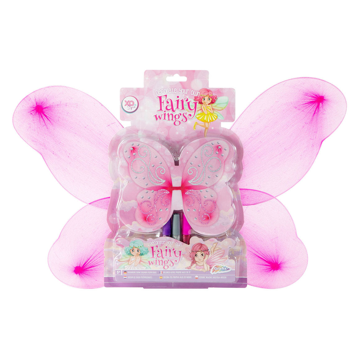 Creative Craft Group decorate your own fairy wings, 4dlg.