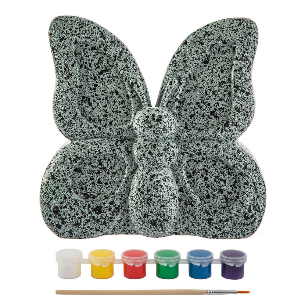 Creative craft group stone painting butterfly paint set, 8 pcs.