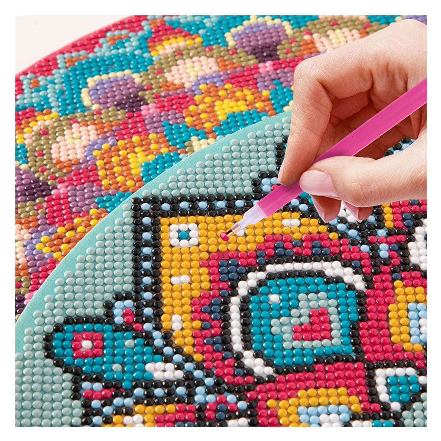 Creative Craft Group Diamond Painting Mandala Canvas, 30cm