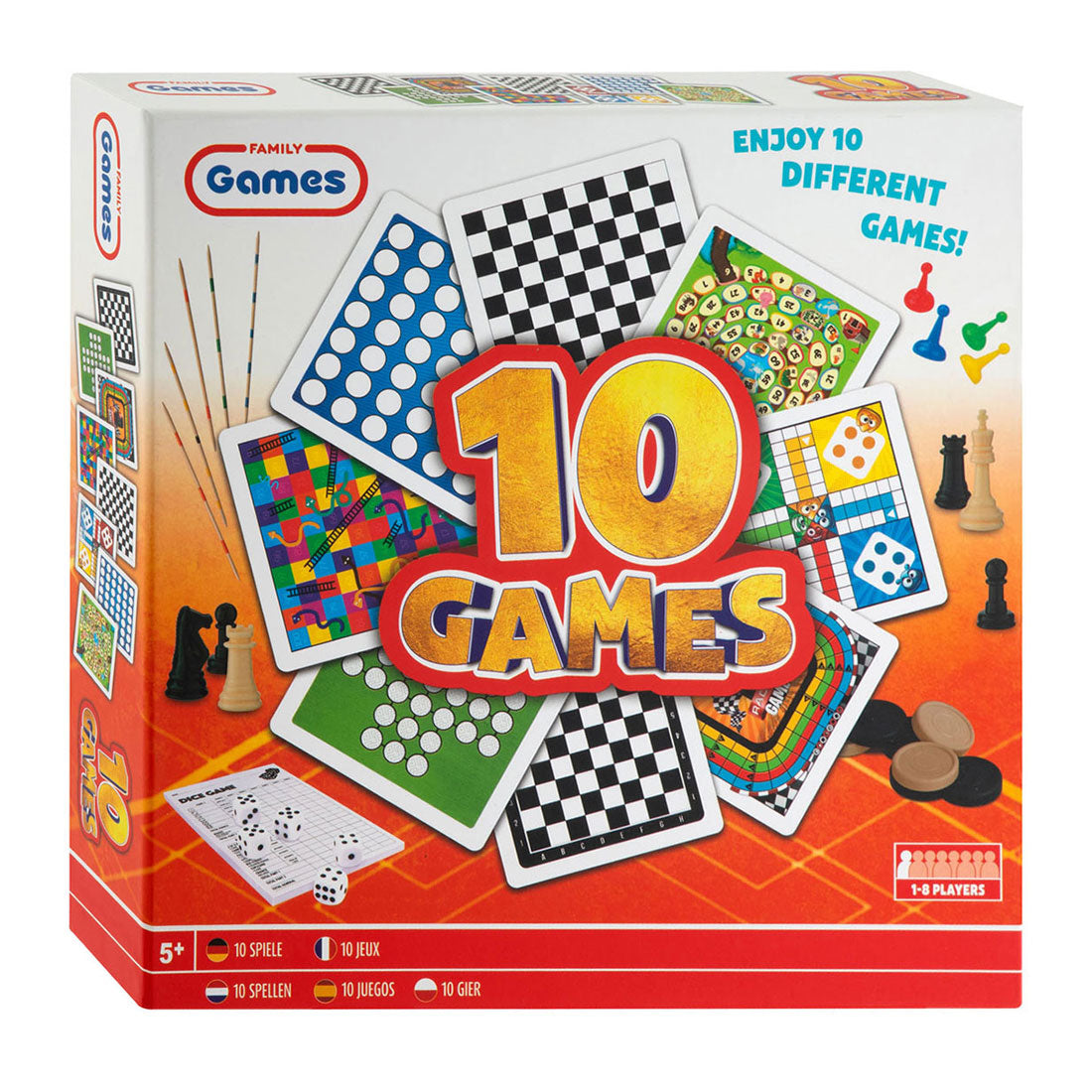 Creative Craft Group Classic Board Games Box 10in1