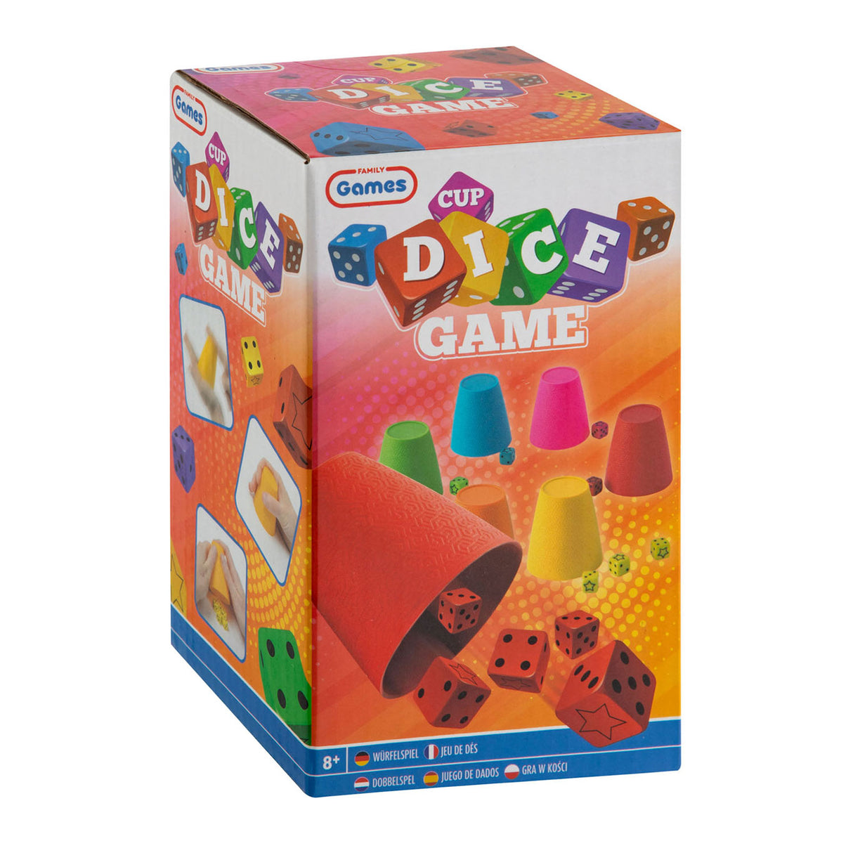 Creative Craft Group Dice Game 6 tasses et 30 dés