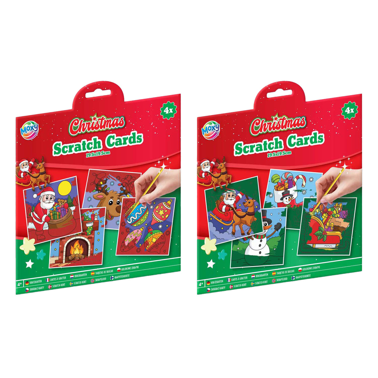 Creative Craft Group Noël 4 cartes à gratter