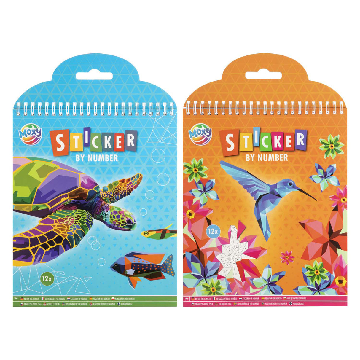 Creative craft group sticker by number animals