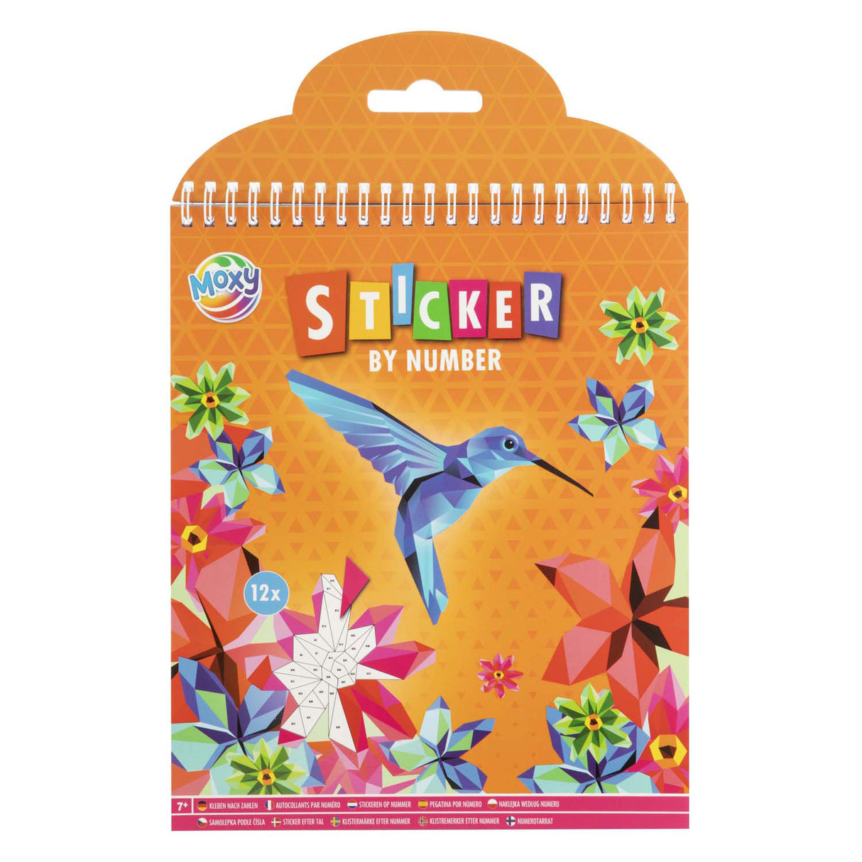 Creative craft group sticker by number animals