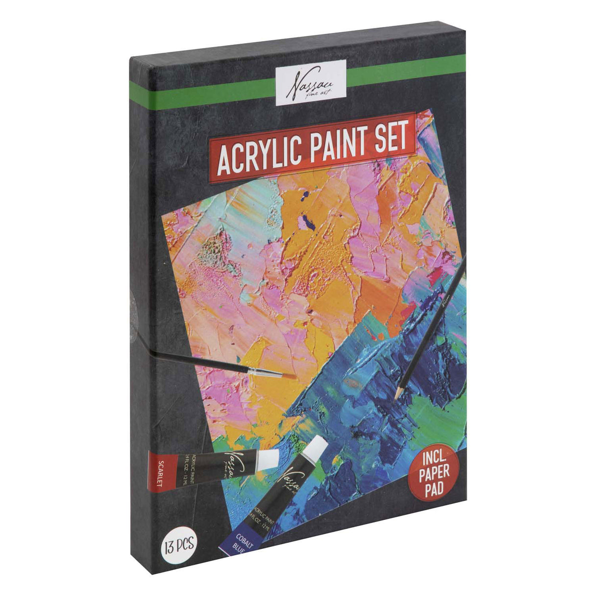 Creative Craft Group Acrylic paint box, 13dlg.
