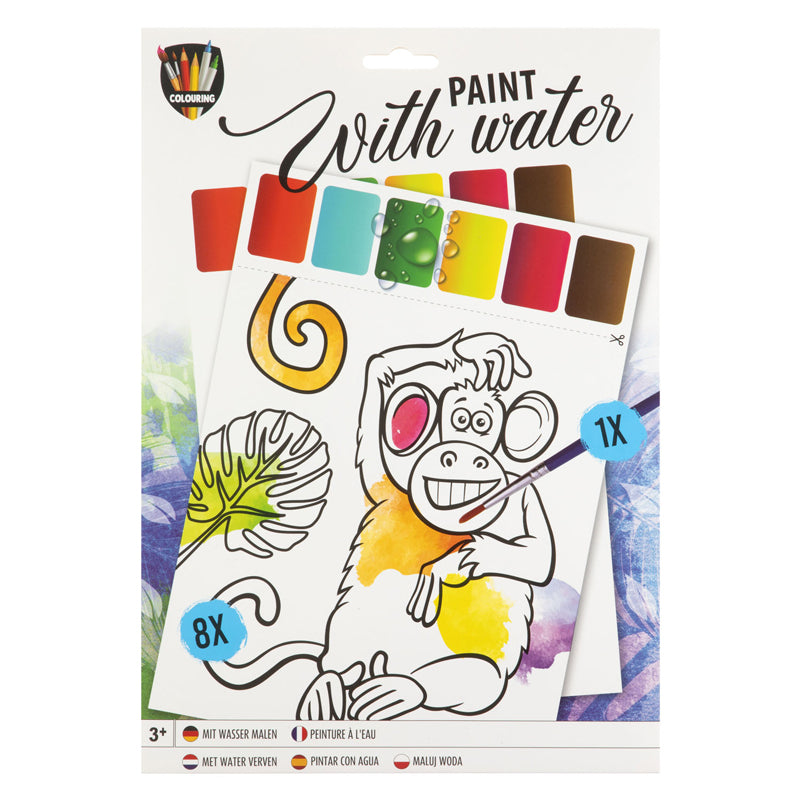 Creative Craft Group Painting with Water Theme, 12dlg.