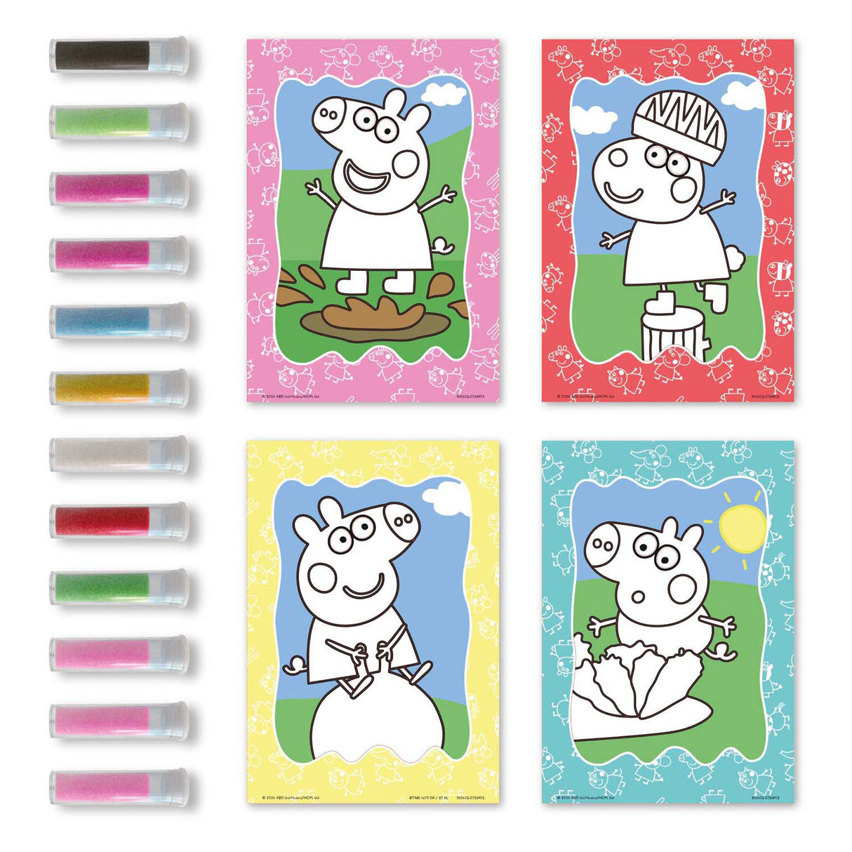 Creative Craft Group Peppa Pig Zand Painting, 16dlg.