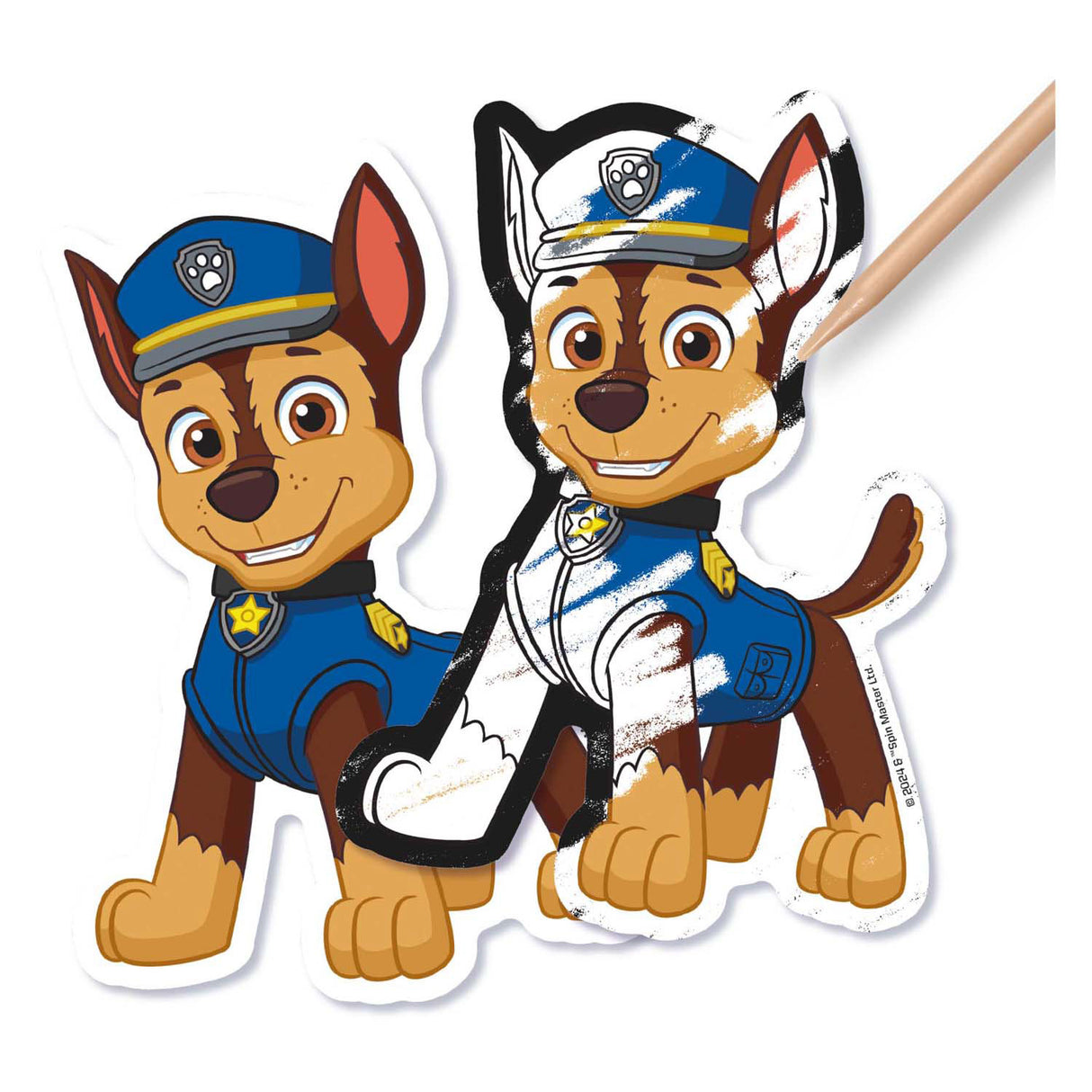 Creative craft group scratch magnets paw patrol, 12 pcs.