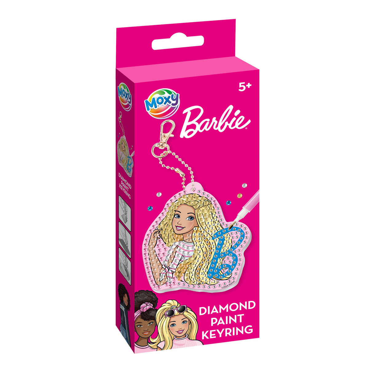 Creative Craft Group Faire votre propre diamant Paining Key Ring Barbie