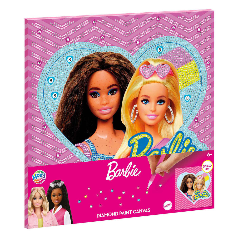 Kreatywna grupa rzemieślnicza malarstwo Diamond Canvas Barbie