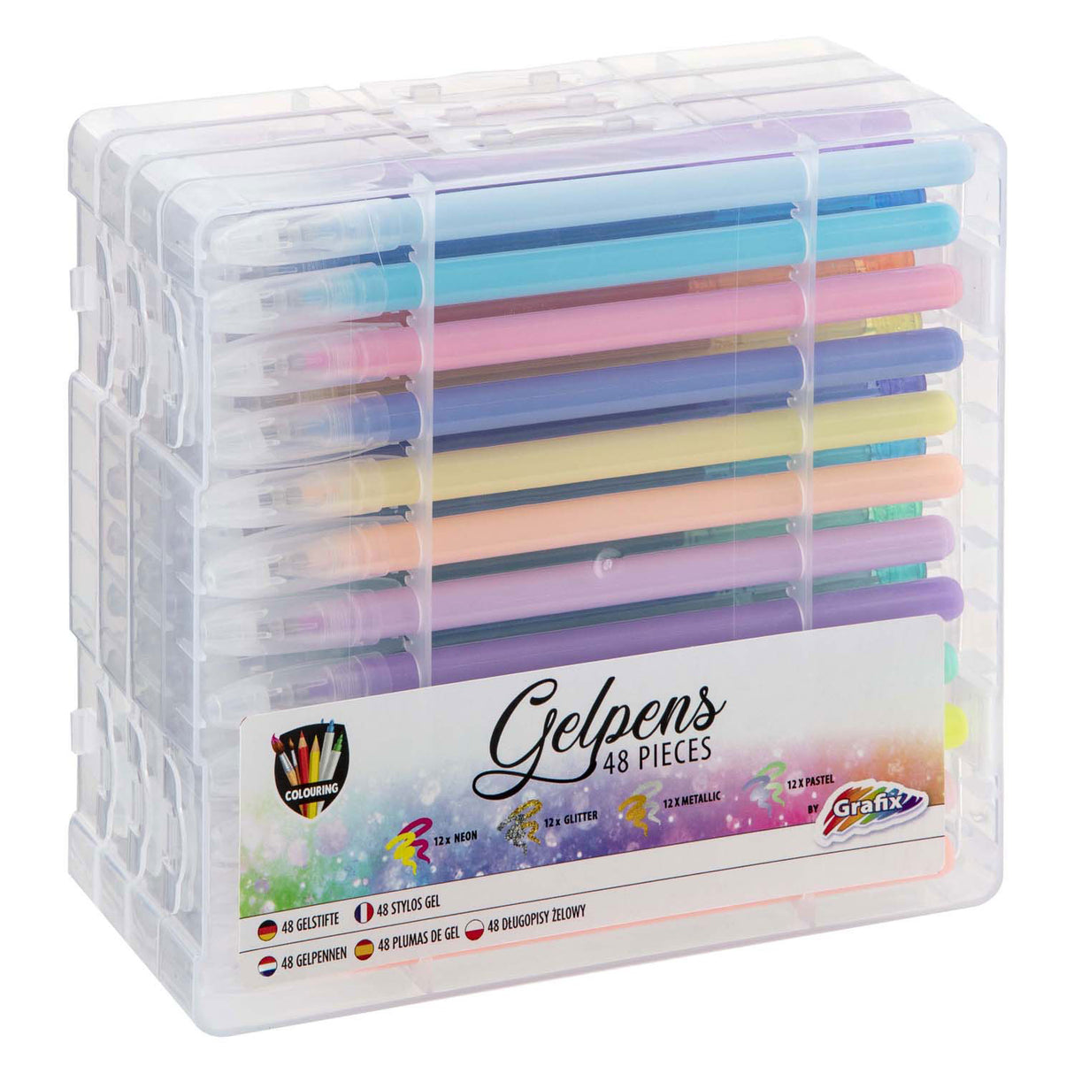 Creative Craft Group Gel Pennennet Set, 48DLG.