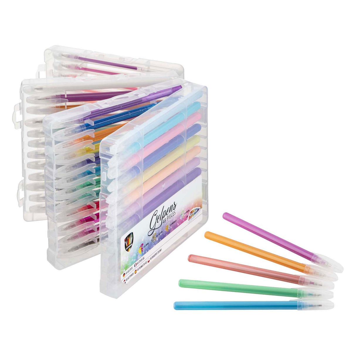 Creative Craft Group Gel Pennennet Set, 48DLG.