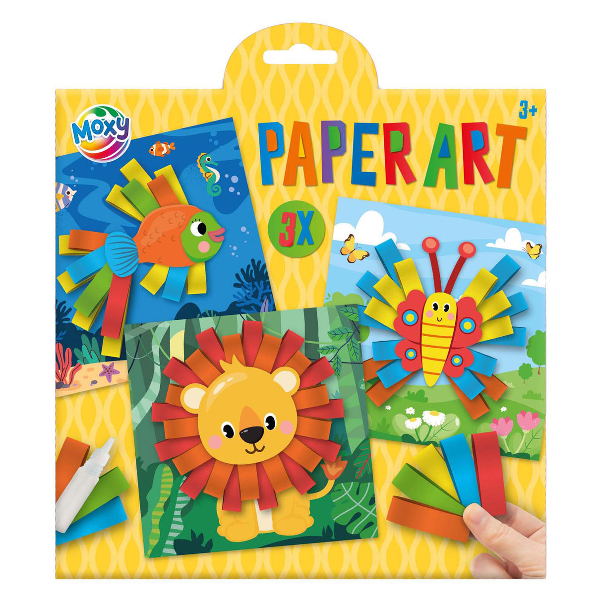 Creative Craft Group Paper Art Animaux Artisanat, ensemble de 3