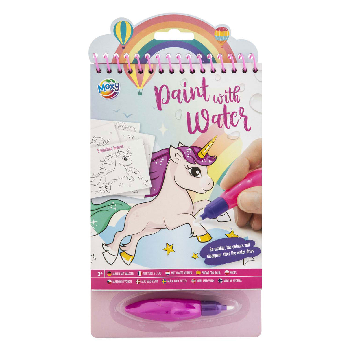 Malování vodním jednorožcem