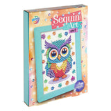 Creative Craft Group Make Your Own Animal Sequin Art Craft Kit, 8 Colors