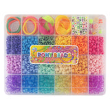 Creative Craft Group Pony Beads Accessories in Storage box, 18 colors