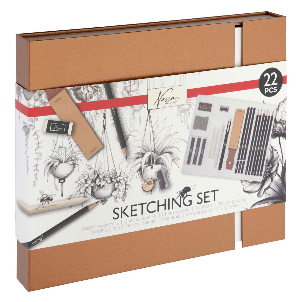 Nassau watercolor craft set, 22 pcs.