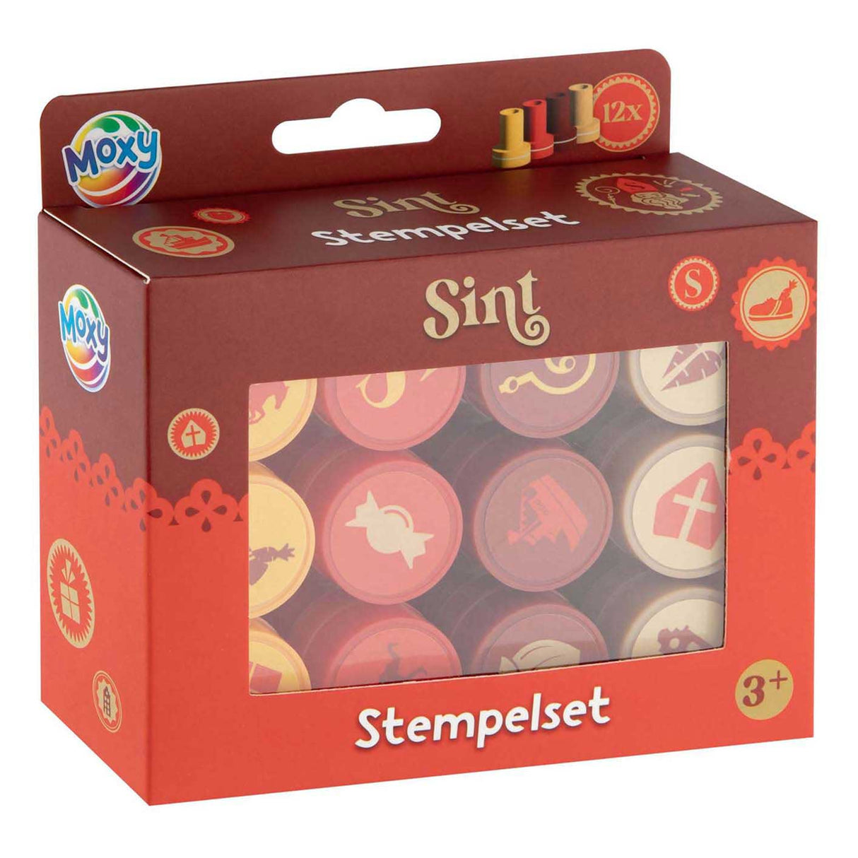 Sinterklaas zelfinktende stempels - 12st.