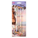 Creative craft group paarden potloden met topper - 2st.