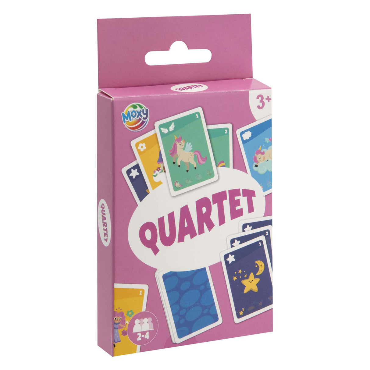 Jogo de cartas da família Moxy 3+