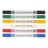 Nassau marqueurs acryliques doubles 6 pièces