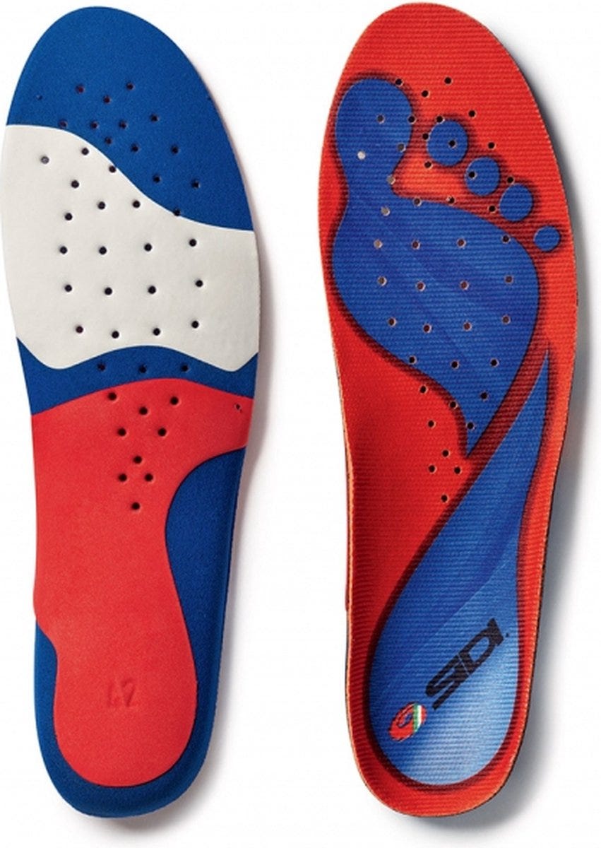 Sidi insole memory insole - no. 98 red blue