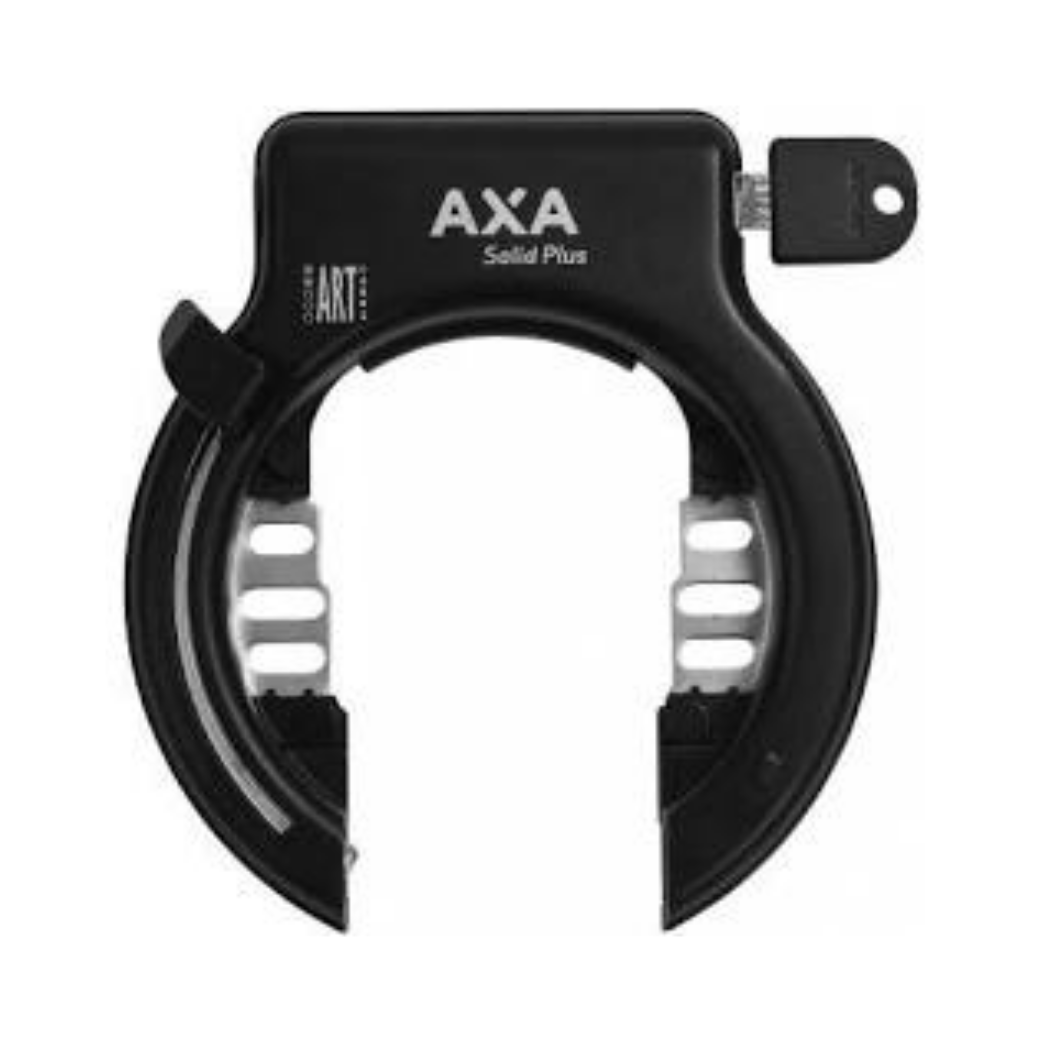 AXA Solid Plus - Art -2 Bicycle Slot, 10mm, preto
