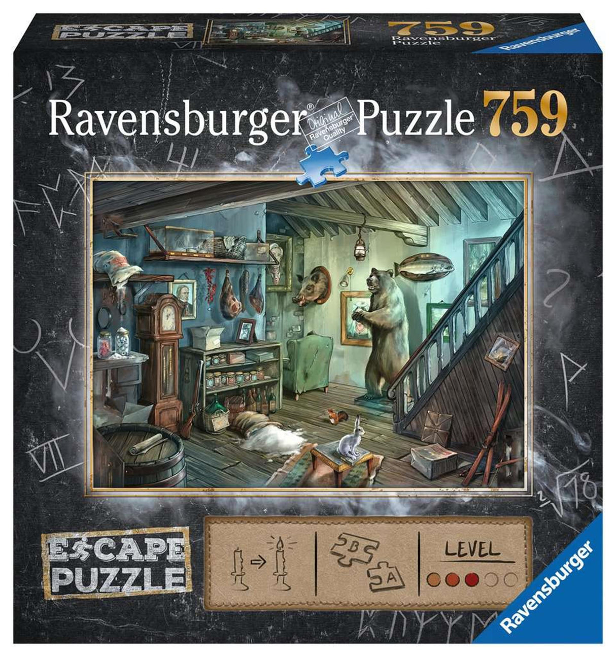 Ravensburger escape puzzle forbidden basement 759 pieces