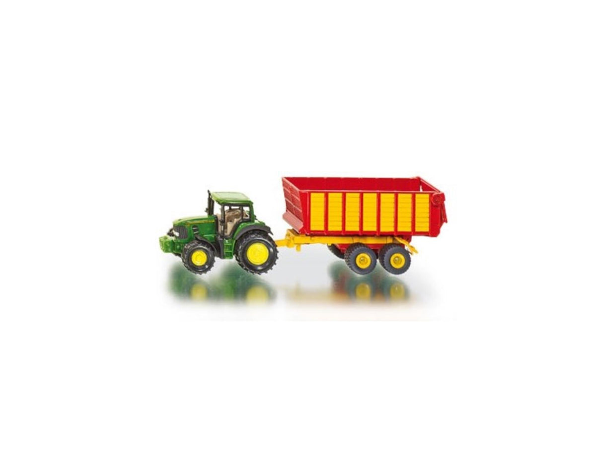 Siku 1650 Claas Tractor with Silage Wagon 1:72