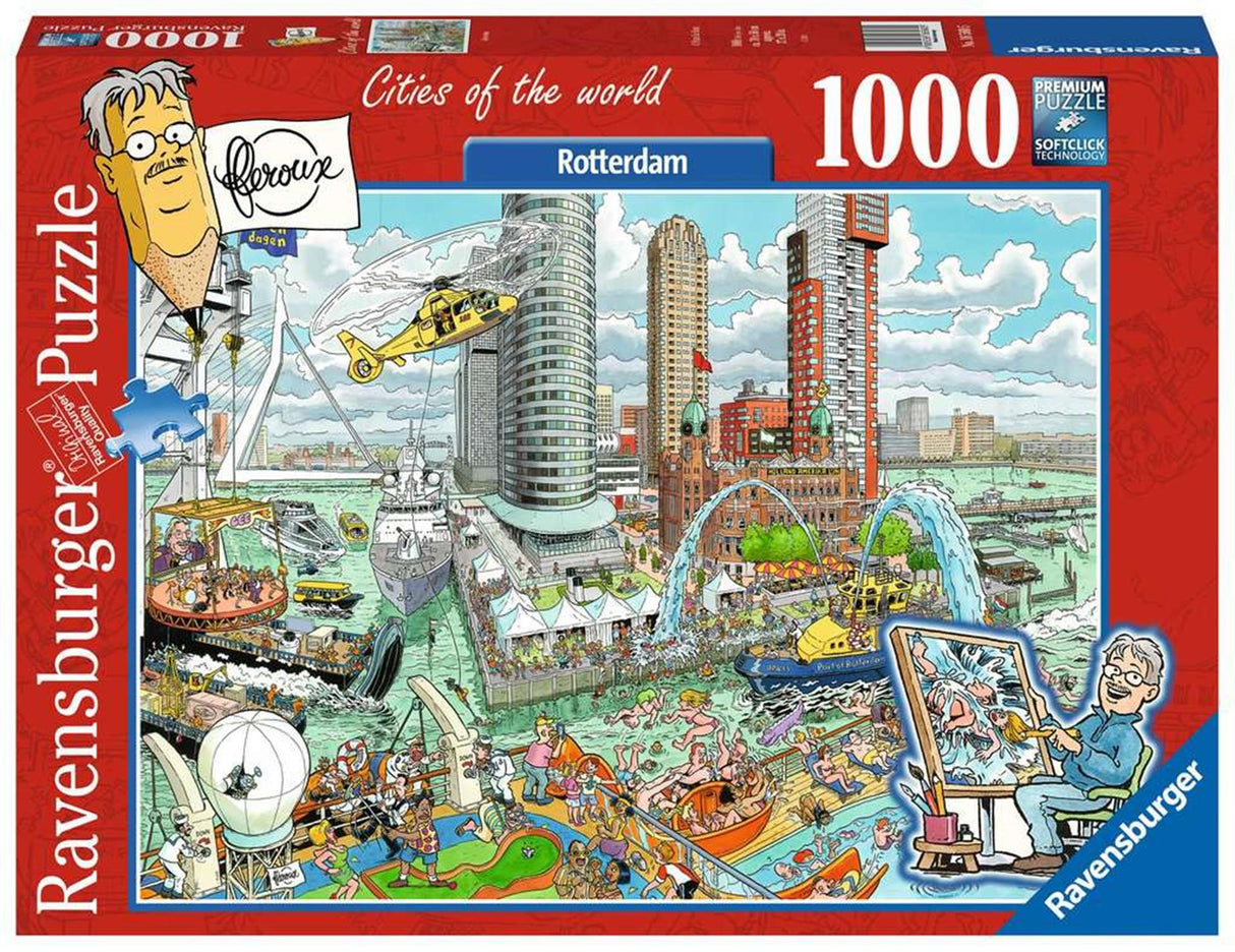 Ravensburger Fleroux Rotterdam, 1000 ríomhaire.