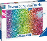 Ravensburger puzzle challenge glitter 1000 pieces