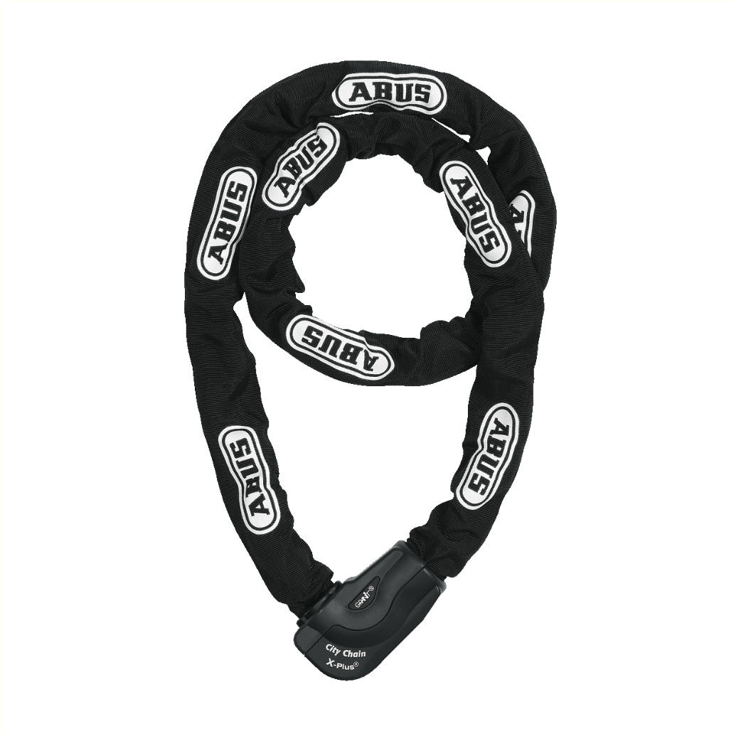 Abus Granit 1060 170 Lock Slabhra - Ealaín, 10mm - Dubh