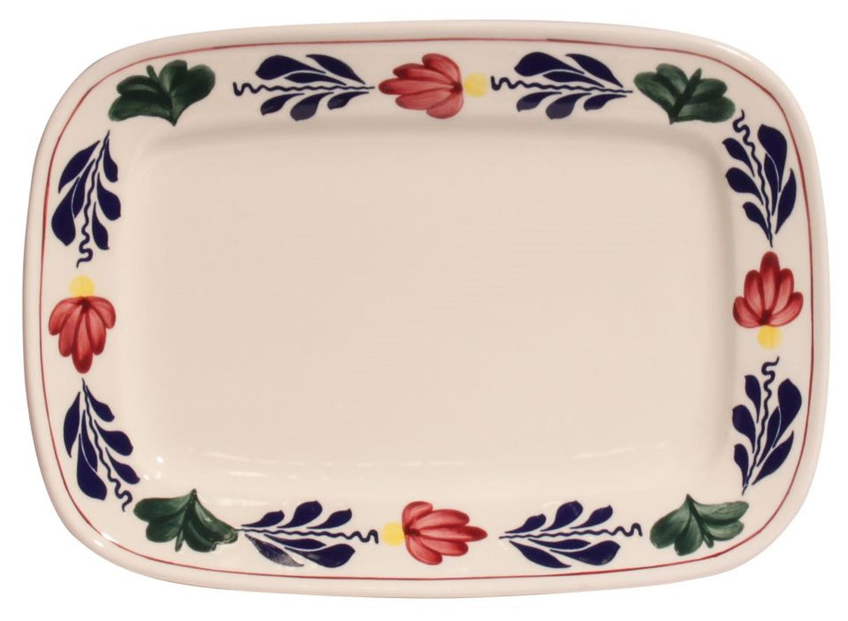 Boerenbont plateau 2 stuks 25x18cm