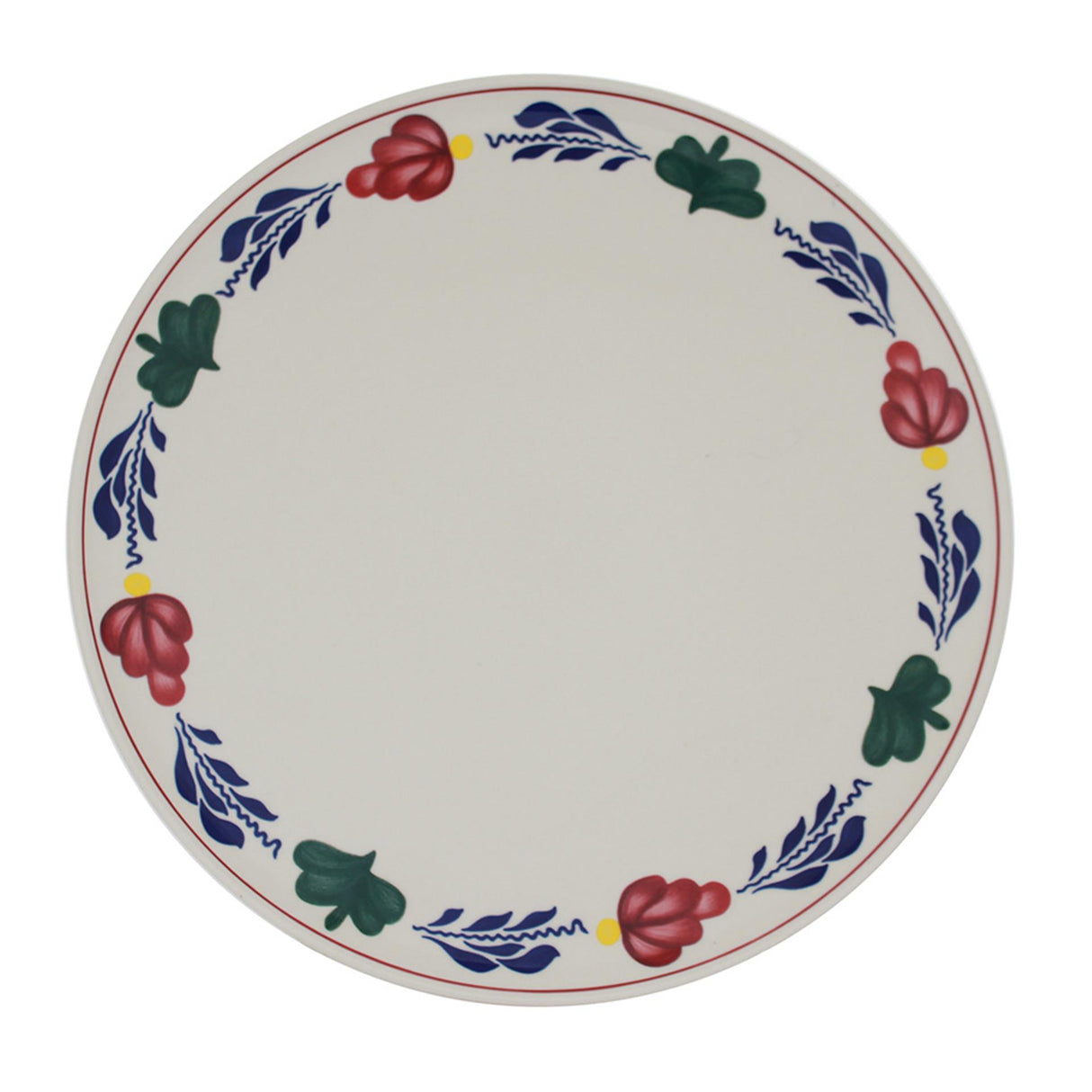 Boerenbont bord ø24cm doos a 6 stuks